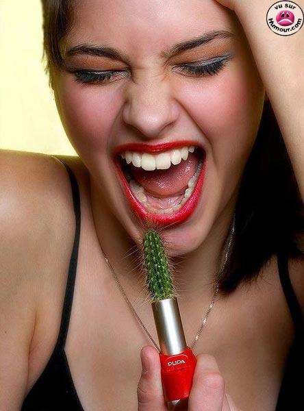 rouge de la bouche